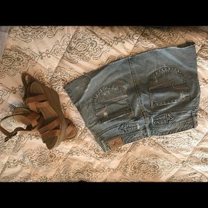 American Eagle denim skirt